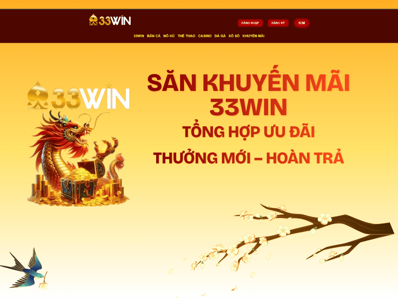săn khuyến mãi 33WIN