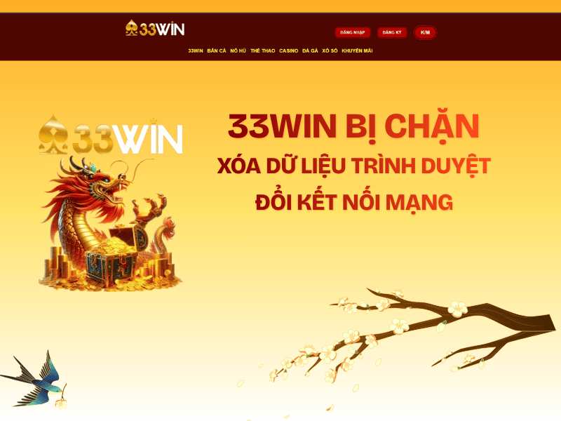 33WIN bị chặn